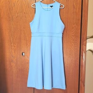 NWT! Classic, Ladies, Ann Taylor, Blue Dress; Size 14